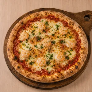 Camarón al ajillo (Napolitana)