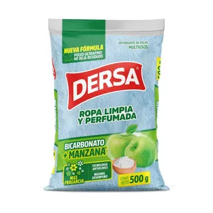 DETERGENTE DERSA MULTIUSOS BICARBONATO+MANZANA 500G