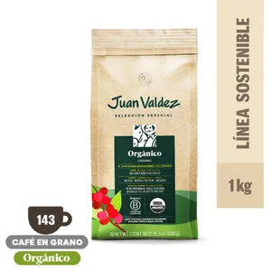 Café En Grano Juan Valdez Orgánico 1 Kg