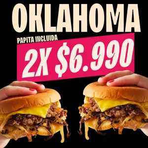 2X1 OKLAHOMA DAY 🍔🍔🍟