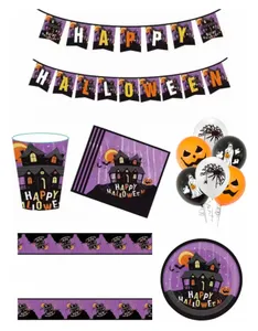 Set Decoración Mesa Halloween 10 personas