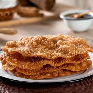 buñuelos con jarabe