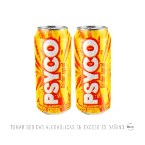 Pack (2 Rtd Psyco Golden Squad x 473 Ml)