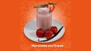 Horchata con Fresa