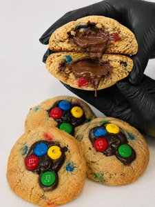 Galleta New York MyM y Nutella