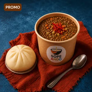 Lentejas enteras + Bao de Vainilla