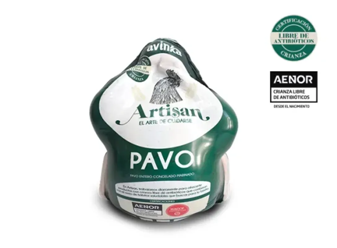 Pavo Artisan de 7 a 8 kg Cong.