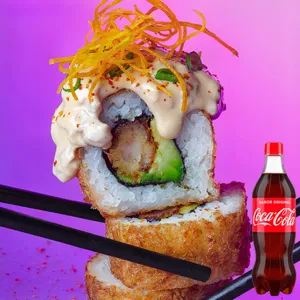 Crispy acevichado 10 makis +cocacola