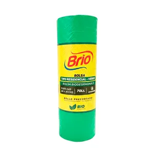 BOLSA BASURA BIOBRIO RESIDENCIA VERDE X 10 UNDS BIODEGRADABLE