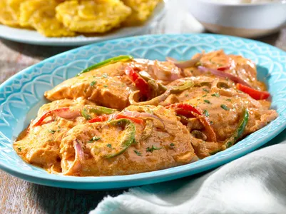 Robalo en salsa de coco