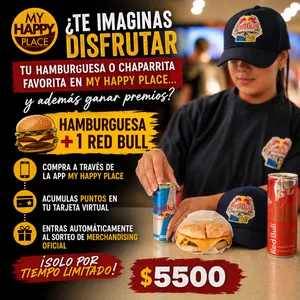 Combo Hambuerguesa Cheddar + redubull