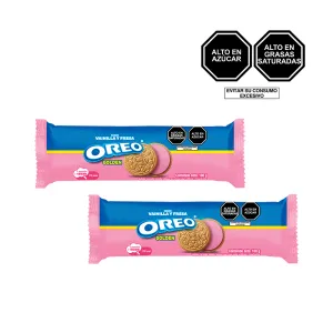 Pack (2 Galleta Oreo Fresa Rollo X 108 Gr)