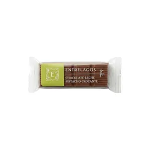 1008 - Tableta Leche Pistacho Crocante 30 gr.