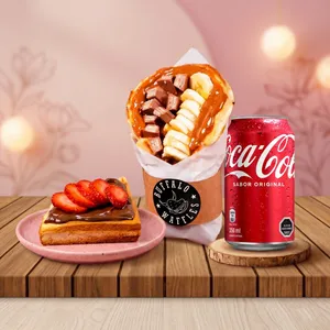 Combo Mamá: Waffle Dulce + Galleta + Bebestible