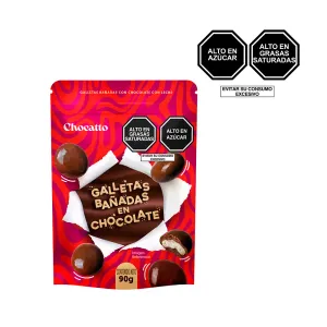 Galletas Bañadas Con Chocolate Chocatto Doypack X 90 Gr