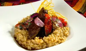 Risotto lomo saltado