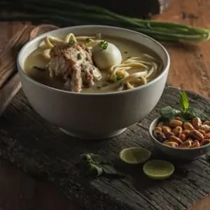 Caldo De Gallina Con Presa