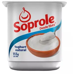 Yoghurt aflanado natural soprole 155 g