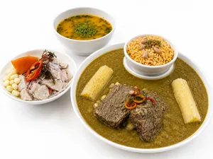 Espesado norteño + ceviche