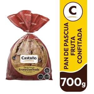 Pan de Pascua Castaño Fruta Confitada 700g