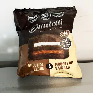 Alfajor dantelli dulce de leche+ mousse de vainilla