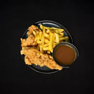 6 Alitas + Papas Fritas