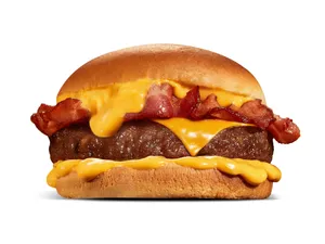 Hamburguesa La Super Cheddar Bacon Simple