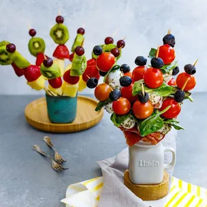 Pack Brochetas fruta + Brochetas Mediterráneas