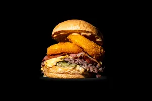 Onion Crispy Burger Doble