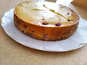 Cheesecake de frambuesa sin azúcar