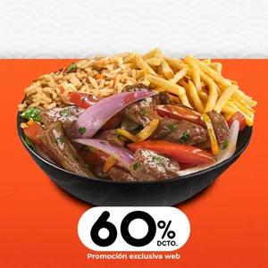 Lomo Saltado 60%
