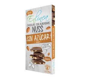 Chocolate En Línea Nuss Sin Azúcar (50 g)