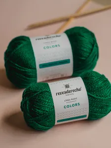 Lana Verde Billar 0740 - Colors Línea Basic - Ovillo 100 Grs.