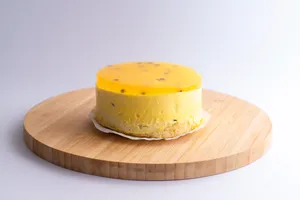 Trozo de kuchen de maracuyá light