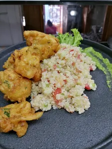 🌱Fritos de coliflor con quinoa acevichada
