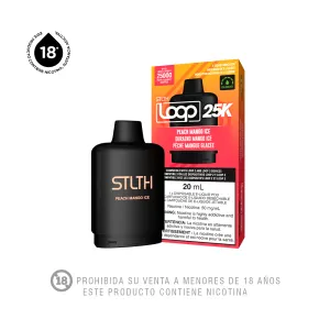 Cigarro Electrónico STLTH Loop Peach Mango Ice 25000 Puff x 1 und