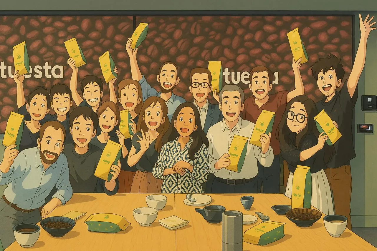 Granos de café tostados de cerca