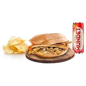 Torta de Chilaquiles C/Pechuga empanizada Combo SKU 17789