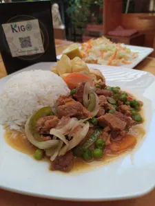 Seitán arvejado