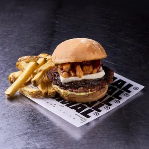 Hamburguesa Onion Philadelphia en Combo