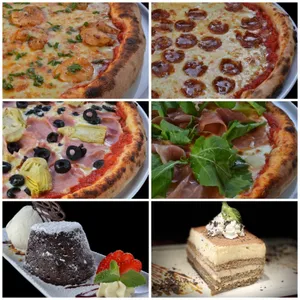 COMBO 4 Pizzas + 2 postres
