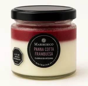 Postre Panacotta Frambuesa