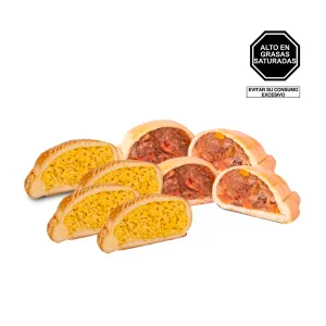 Pack (2 Empanada Aji De Gallina + 2 Empanada Lomo Saltado)