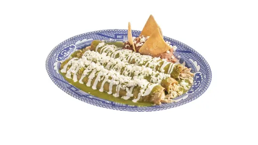 Flautas de chorizo con papa