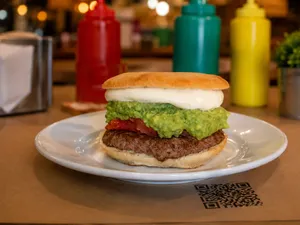 Sándwich de Hamburguesa Fuente Chilena