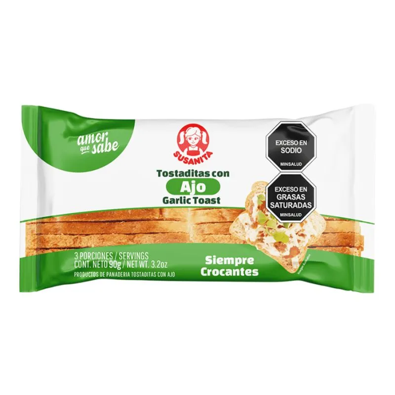 TOSTADITAS SUSANITA AJO 90G