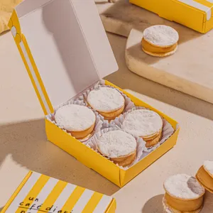 4 mini alfajor de hojarasca