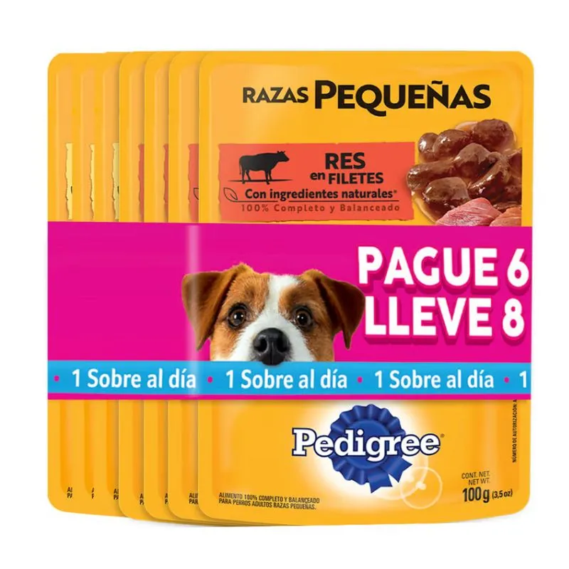 ALIMENTO HUMEDO PERRO PEDIGREE SURTIDO RAZAS PEQUEÑAS X 700 GRS PROMO PACK ALIMENTO HUMEDO PERRO PEDIGREE SURTIDO RAZAS PEQUEÑAS X 700 GRS PROMO PACK