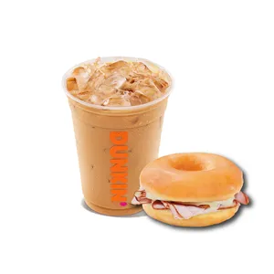 Iced Latte M + Donwich