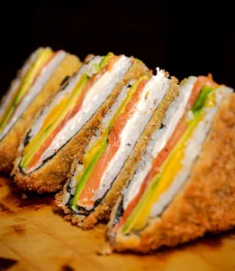 Sándwich furai de mango